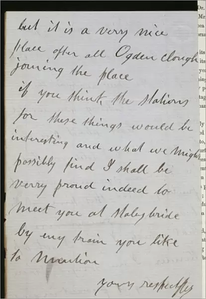Letter from Robert Gordon to William Wilson