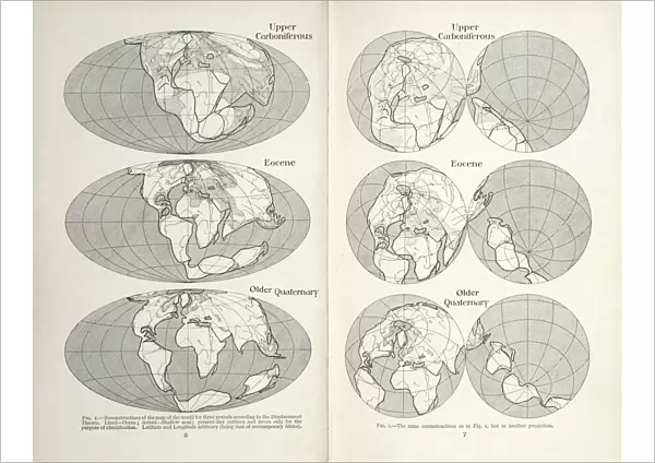 Continental drift maps