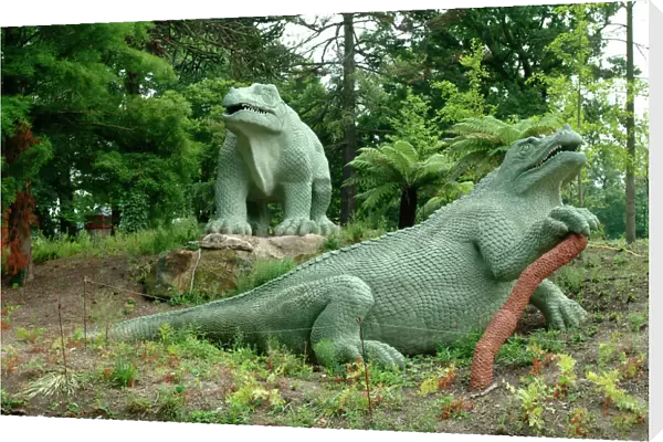 Crystal Palace Dinosaur Models