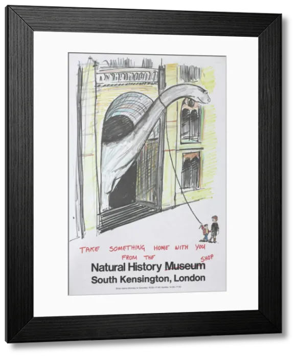 Framed Print : Take Something Home Print, Circa 1980s Framed Print : Take Something Home Print, Circa 1980s