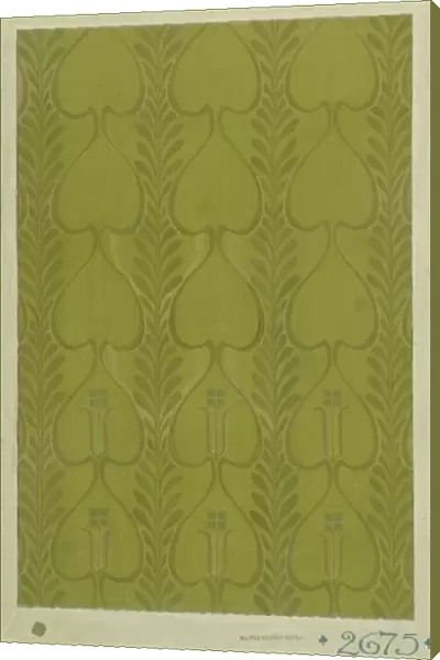 Design for wallpaper in green