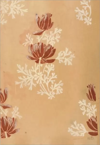 Design for Woven Textile in brown and beige