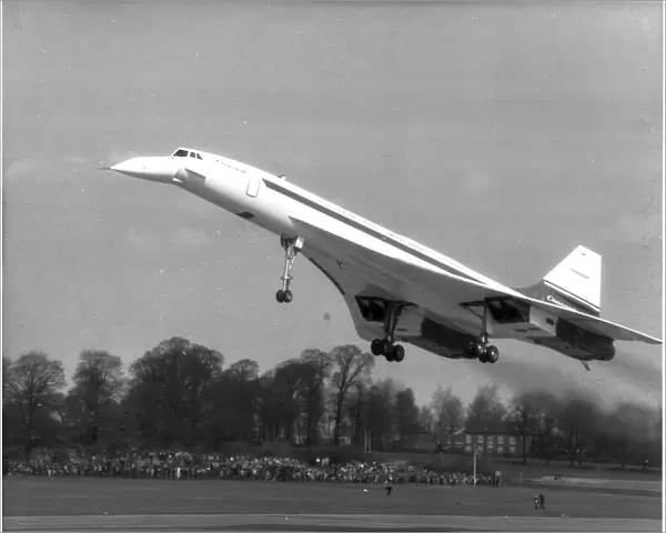 Concorde 002 takes-off from Filton on its maiden flight