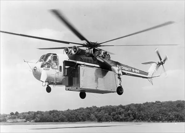 The first Sikorsky S-64 Skycrane N325Y