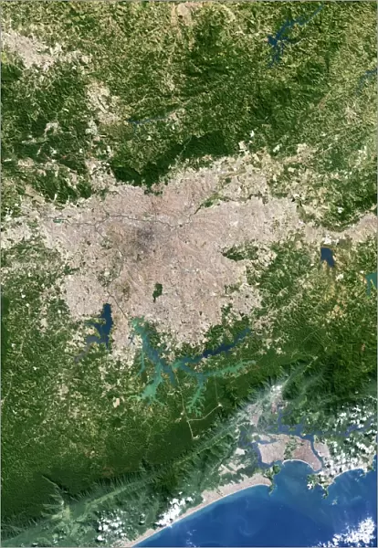 Sao Paulo, satellite image