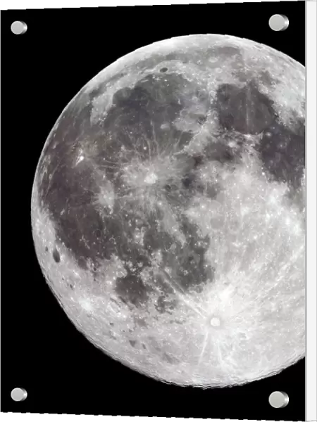 Full Moon. The Moon appears full when it is on the opposite side of the Earth