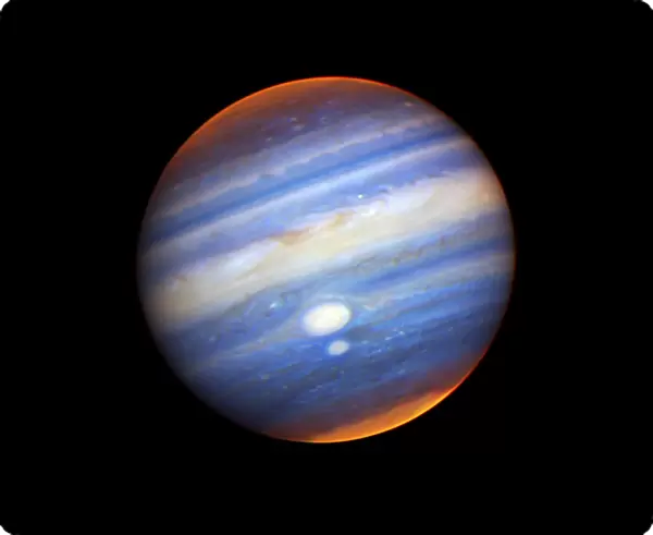 Jupiter, infrared Gemini North image