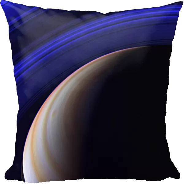 Saturn, Cassini infrared image