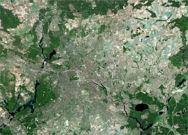 Berlin, Germany, satellite image