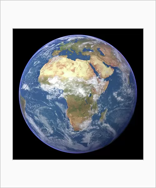 Africa, satellite image