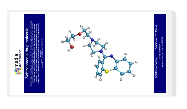 Schizophrenia drug molecule