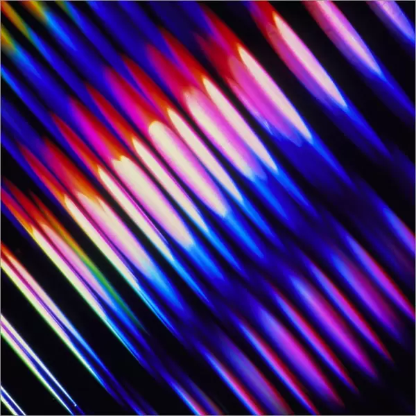 Abstract pattern with diffracted light