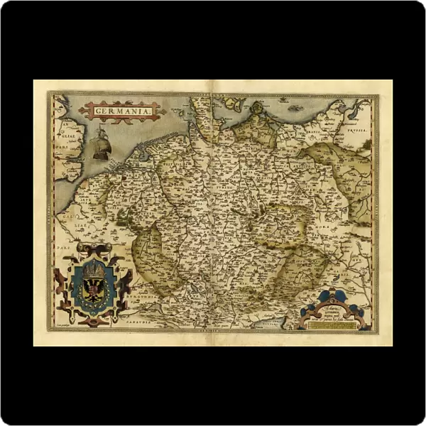 Orteliuss map of Germany, 1570