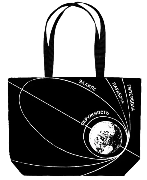 Orbit of Sputnik 1, Soviet 1957 diagram