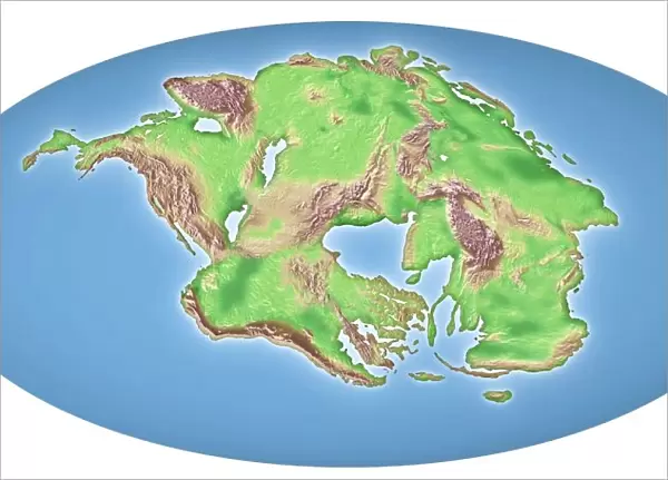 Continental drift after 250 million years