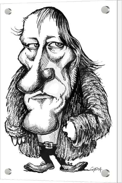 Georg Hegel, caricature