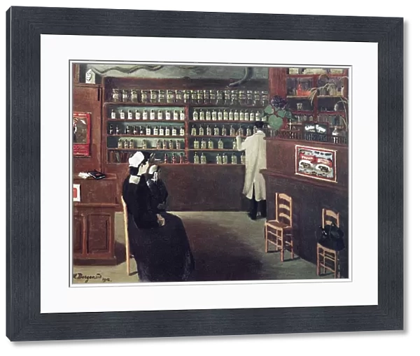 The Pharmacy, 1912 artwork