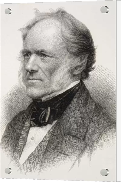Charles Lyell portrait engraving Stoddart