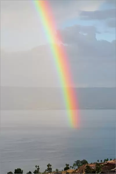 Rainbow over Sea of Galilee