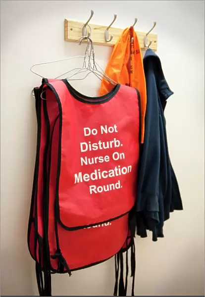 Hospital nurse warning jacket