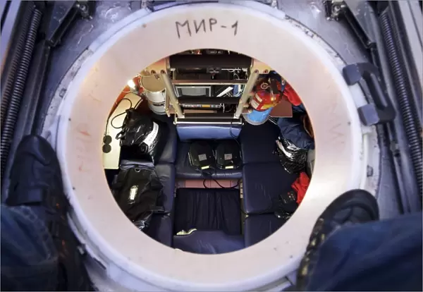 Interior of Mir-1 submersible
