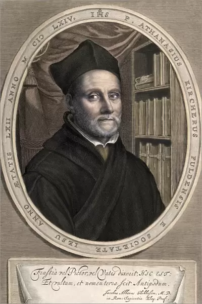 1655 Athanasius Kircher colour portrait