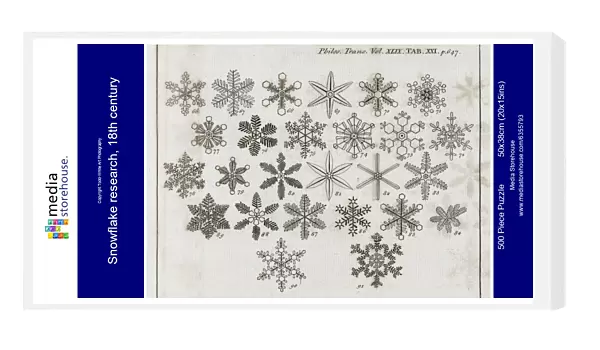 Snowflake research, 18th century