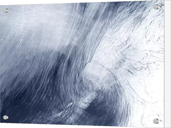 High-altitude clouds, satellite image
