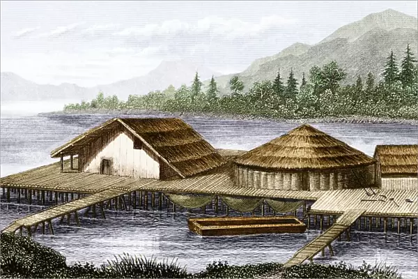 Prehistoric lake village
