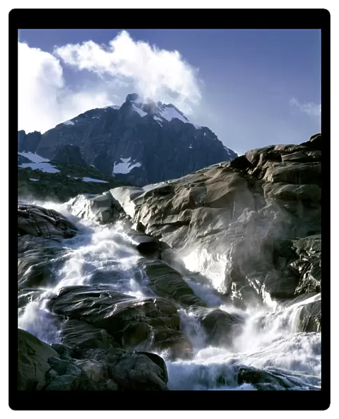 Mountain stream, Swiss Alps