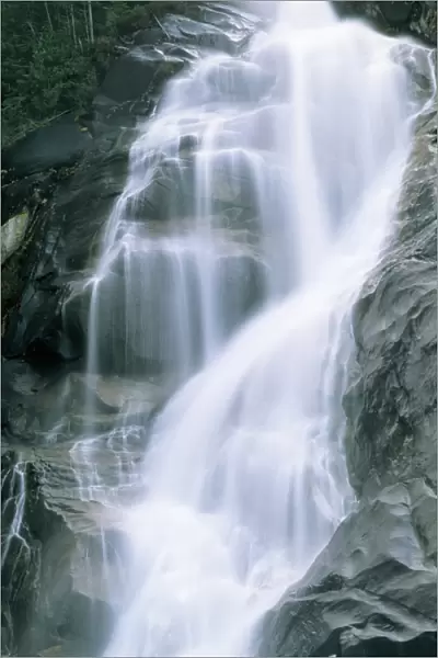 Waterfall. Shannon waterfall near Squamish, British Columbia, Canada