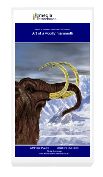 Art of a woolly mammoth