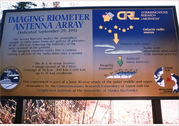 Riometer information board