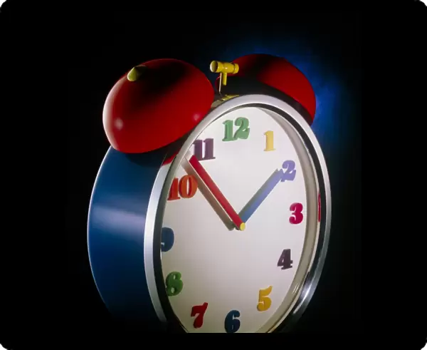 Colourful alarm clock