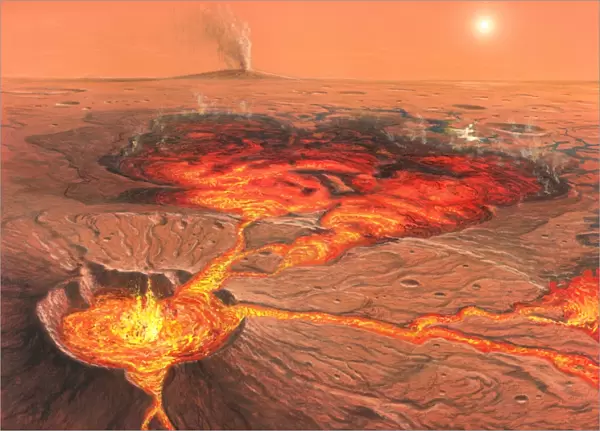 Martian volcanos