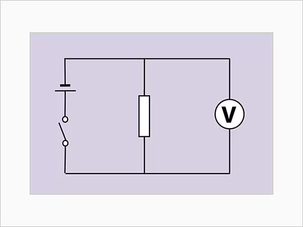 Measuring electric voltage