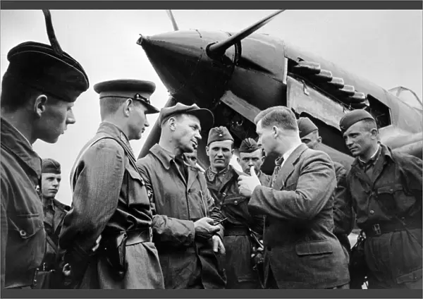 Ilyushin and test pilot Kokkinaki, 1942