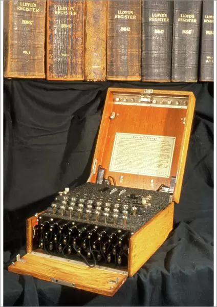 Enigma encryption machine used in World War 2