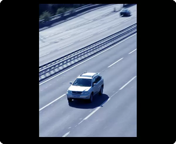 Vehicle on a motorway