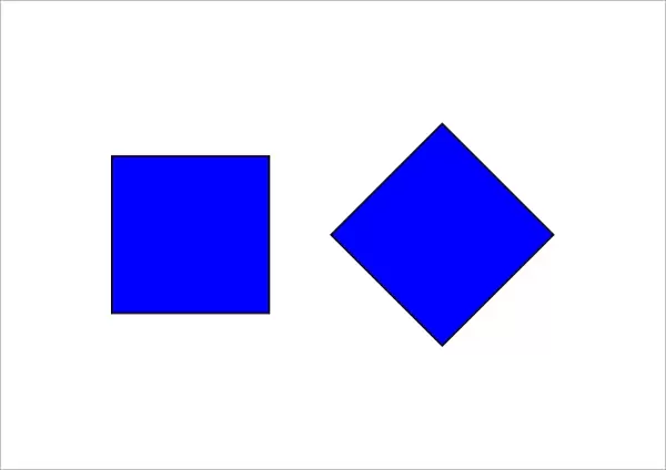 Square illusion - orientation