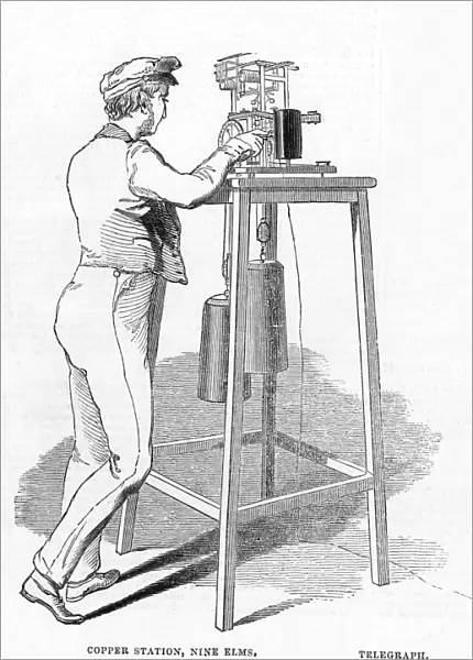 19th century telegraph operator