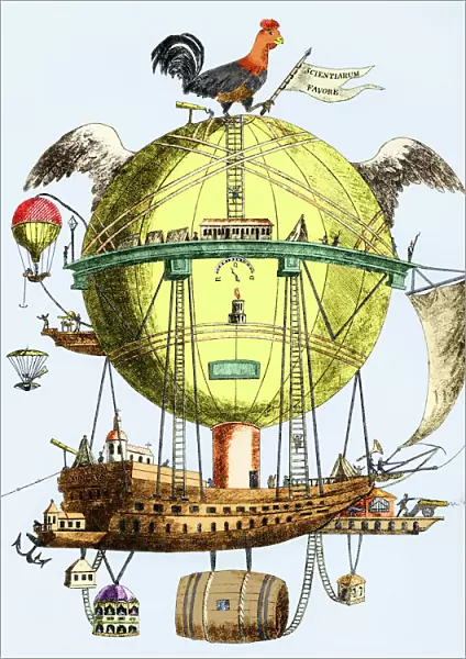 Robertsons Minerve balloon, 1804