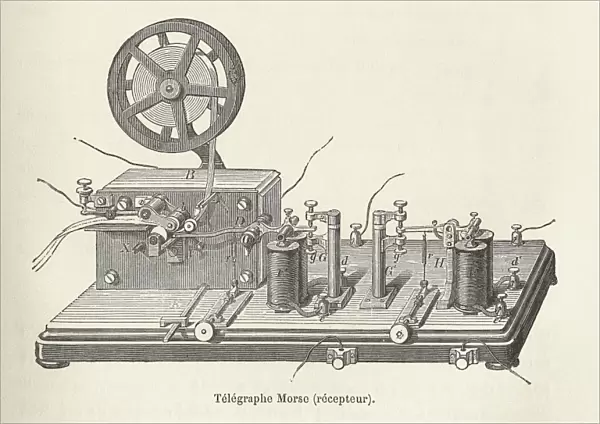 Morses telegraph receiver