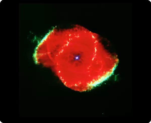 The Cat eye Nebula seen from the Hubble Telescope