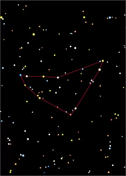 Artwork of the constellation of capricorn