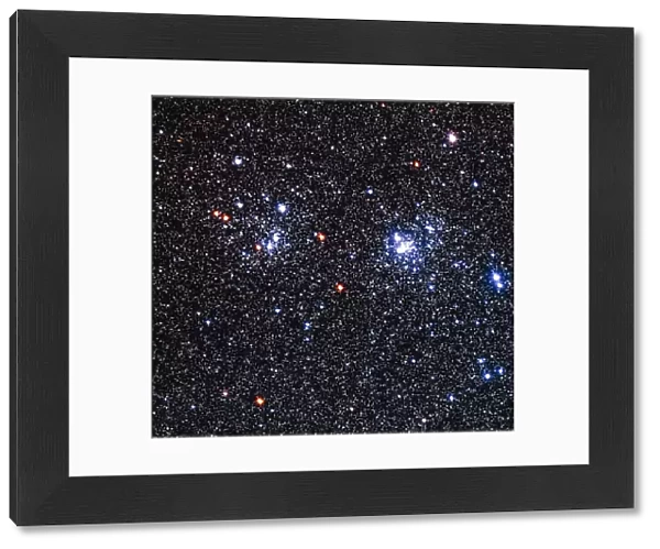 Optical image of the Perseus double star cluster