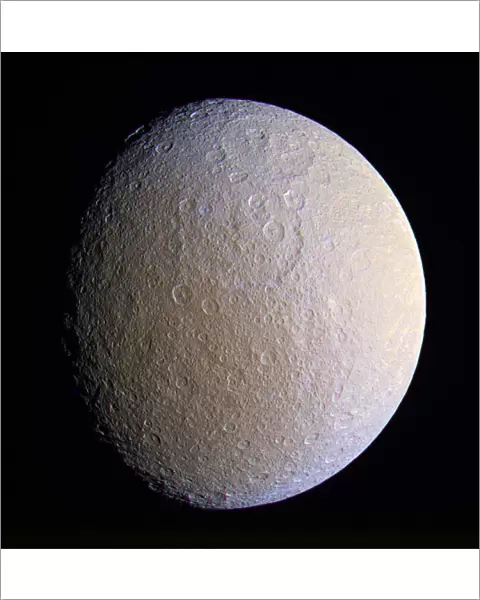 Saturns moon Rhea, Cassini image
