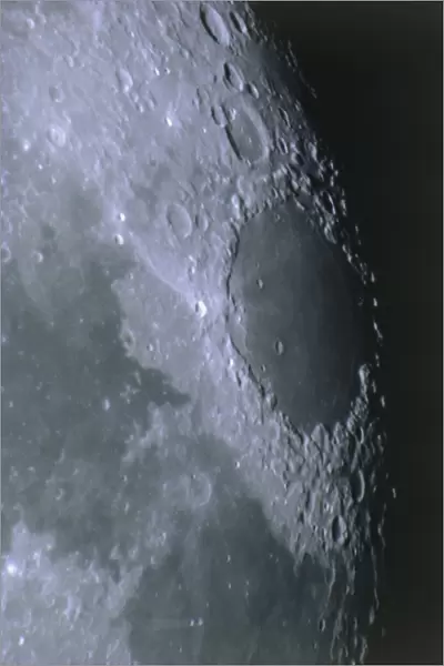 Mare and craters on the Moon
