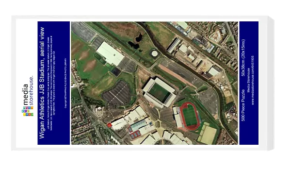 Wigan Athletics JJB Stadium, aerial view