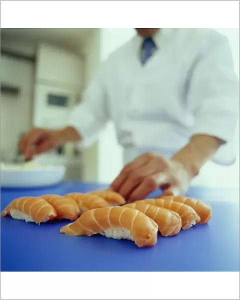 Sushi preparation